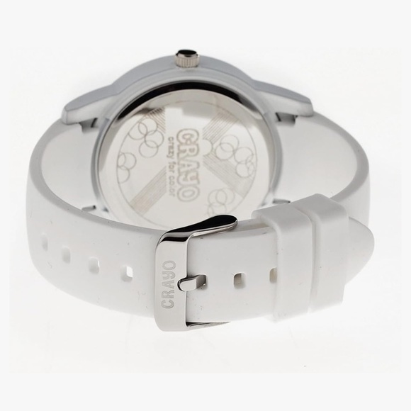Crayo Women's CR2001 Festival White Silicone Watch - Picture 6 of 10